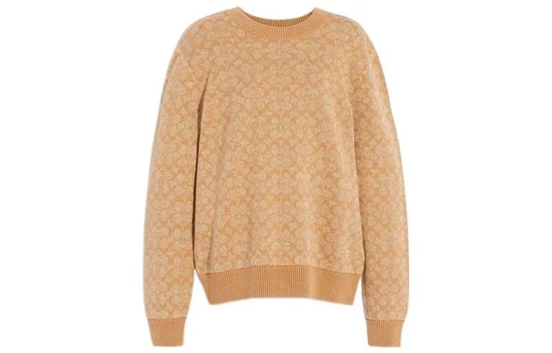 COACH Мужской свитер, цвет Camel