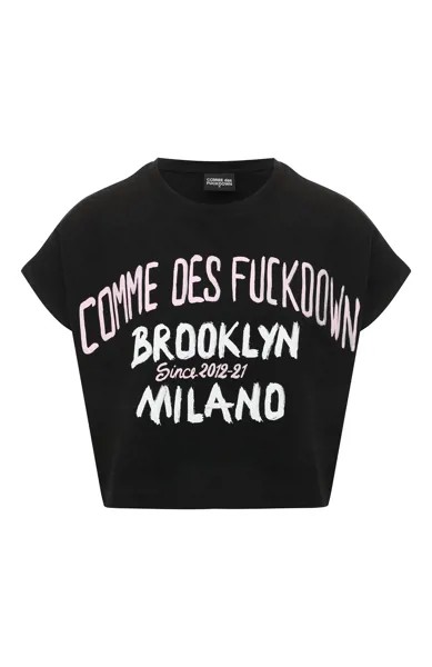 Хлопковая футболка Comme des Fuckdown