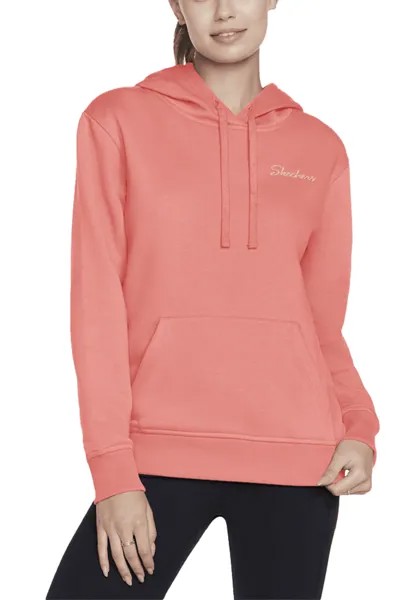 Толстовка Skechers Skechers Signature Pullover Hoodie, розовый