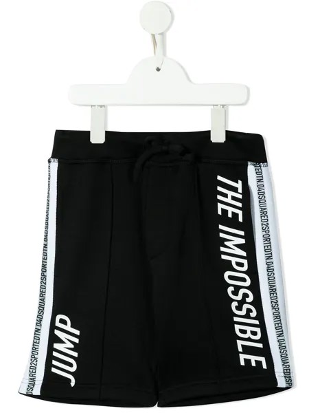 Dsquared2 Kids шорты с графичным принтом