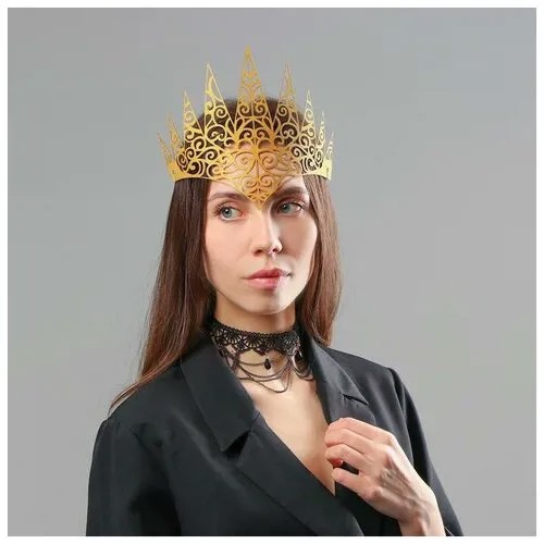 Карнавальный набор Королева ночи, чокер, диадема 5169386 .