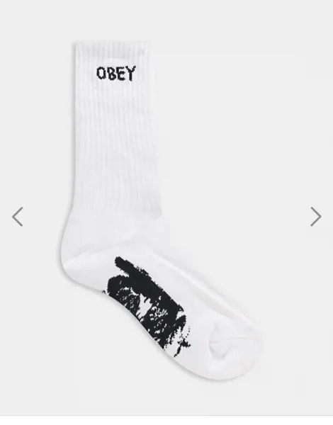 Носки OBEY Buzz Socks White