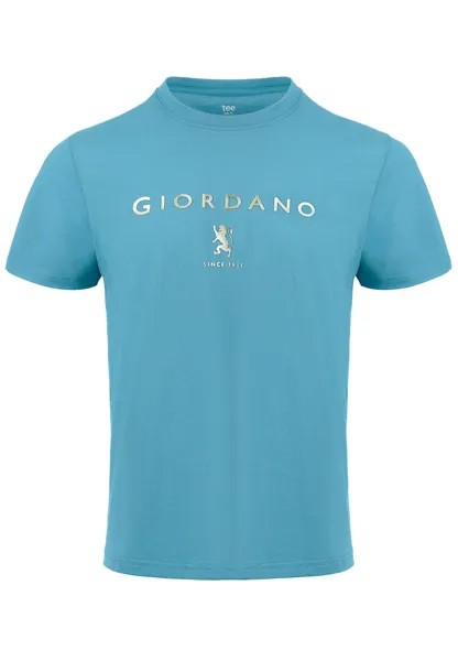 Футболка Giordano Signature Logo, синий