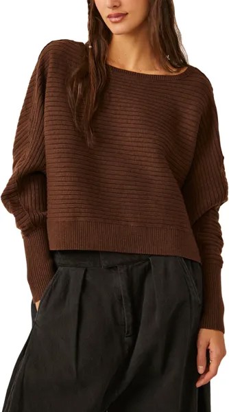 Свитер Free People Sublime Pullover, цвет Chocolate Lava