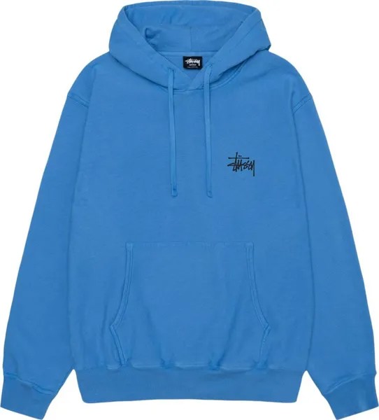 Худи Stussy Pigment Dyed Built Tough 'Blue', синий