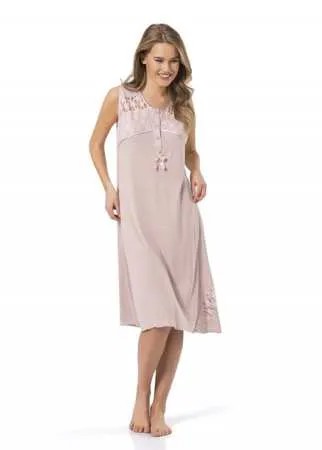 Ночная сорочка женская Turen 3124 pudra розовая 2XL