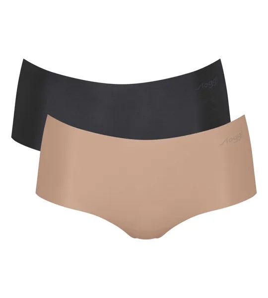 Трусы Sloggi Panty 2er Pack, цвет Schwarz/Nude