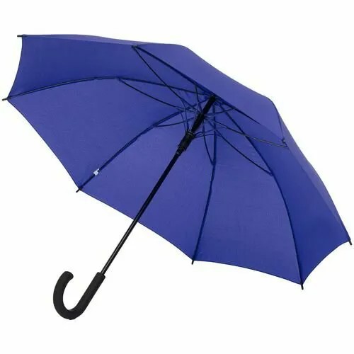 Зонт-трость molti, полуавтомат, для мужчин, синий
