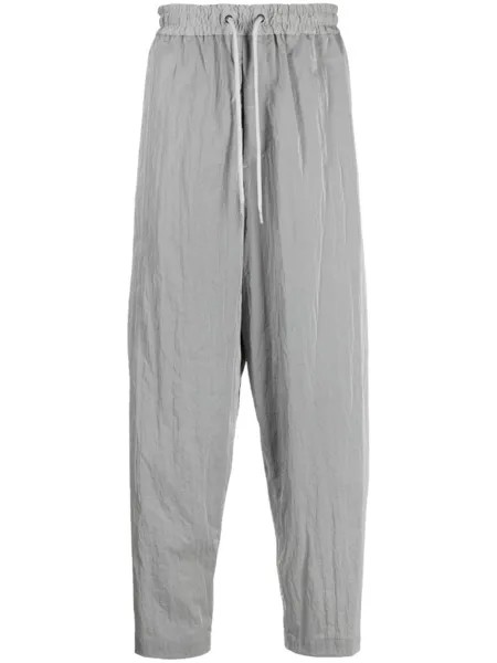 Спортивные брюки с кулиской Fumito Ganryu, серый