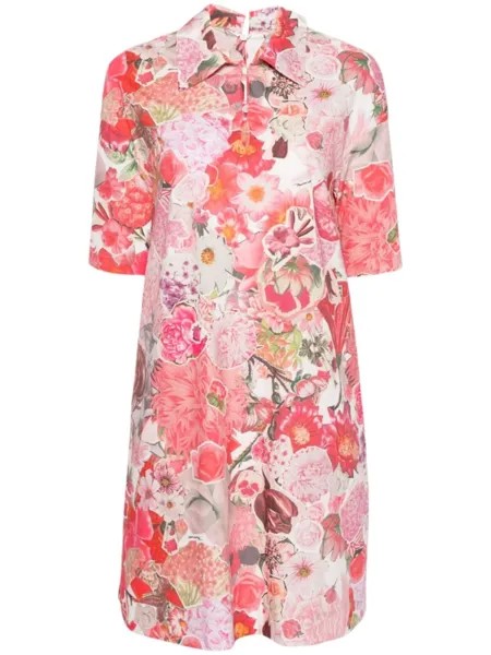 Marni платье Kleid с цветочным принтом, розовый