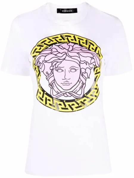 Versace футболка с принтом Medusa