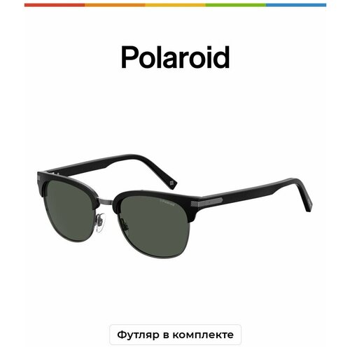 Солнцезащитные очки Polaroid, серый