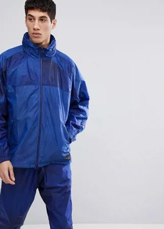 Темно-синяя спортивная куртка adidas Originals EQT CV8587-Темно-синий