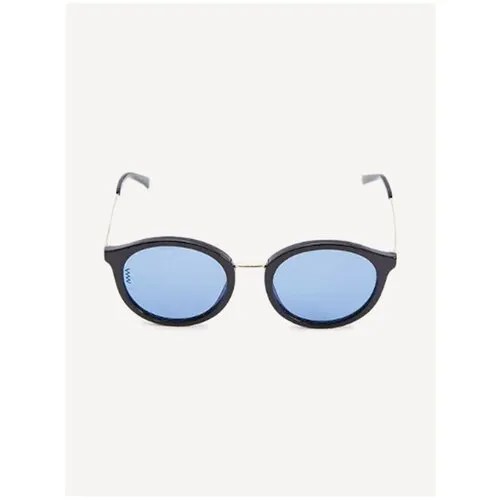 Солнцезащитные очки M Missoni, прямоугольные, оправа: пластик, с защитой от УФ, для женщин, черный
