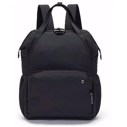 Женский рюкзак антивор Pacsafe Citysafe CX Backpack, черный ECONYL, 17 л.