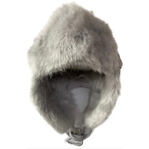 Шапка ушанка TuTu зимняя, с помпоном, подкладка, размер 50-52, серый