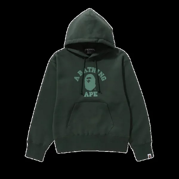 Худи BAPE College Pullover 'Green', зеленый