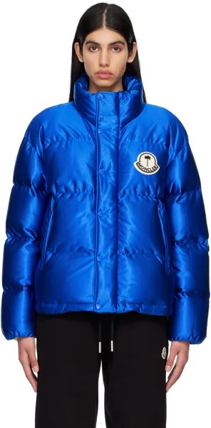 Синий пуховик Moncler Palm Angels Keon Moncler Genius