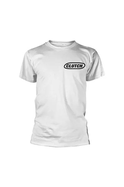Классическая футболка с логотипом Clutch, белый