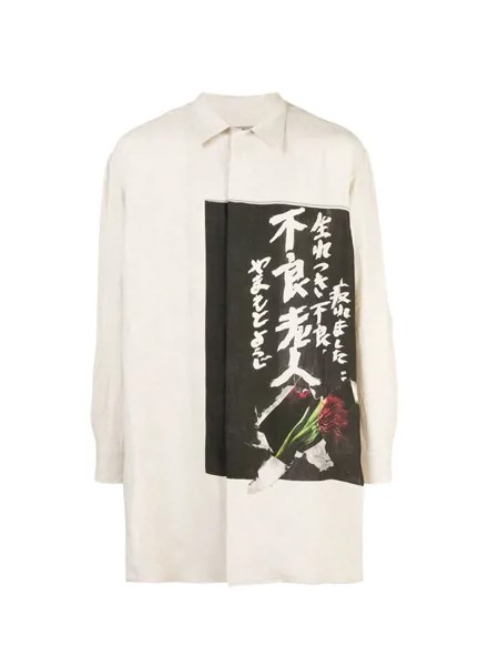 Льняные рубашки персиковые в японском стиле унисекс yohji yamamoto мужские рубашки оверсайз для мужчин свободная одежда Топы Owens мужская одежда