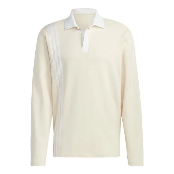Свитер Adidas Polo Long Sleeve Shirt IC8384, кремовый