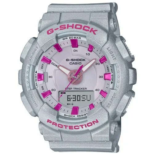Наручные часы CASIO G-Shock, серый, розовый