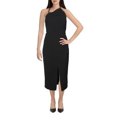 Женское черное коктейльное платье миди с открытой спиной Keepsake M BHFO 7652