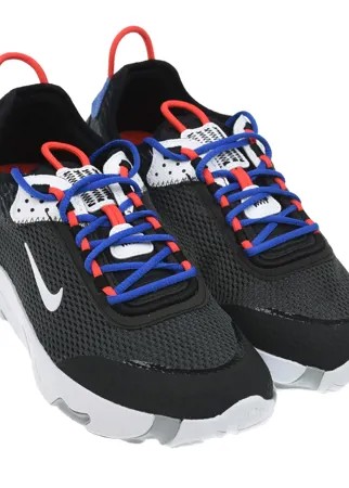 Черные кроссовки с разноцветными шнурками Nike детские