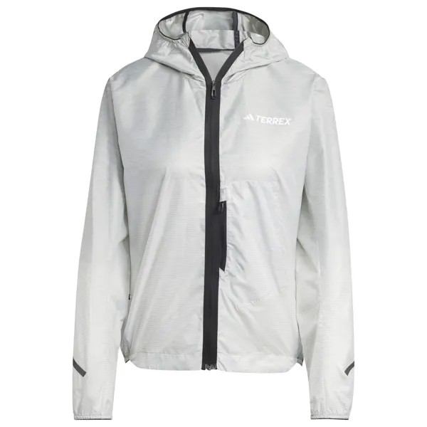 Беговая куртка Adidas Terrex Women's Terrex Xperior Light Windwave, цвет Silver Green