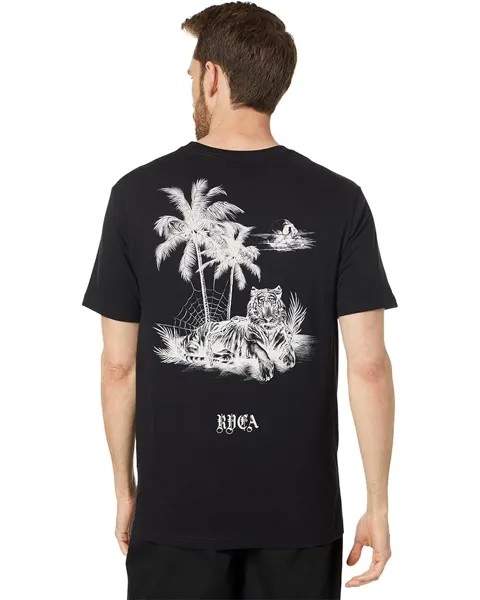 Футболка RVCA Tiger Beach Short Sleeve Tee, черный