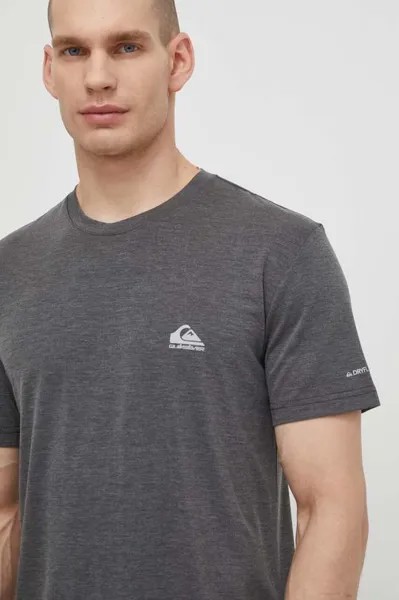 Футболка для бега в прибрежном стиле Quiksilver, серый