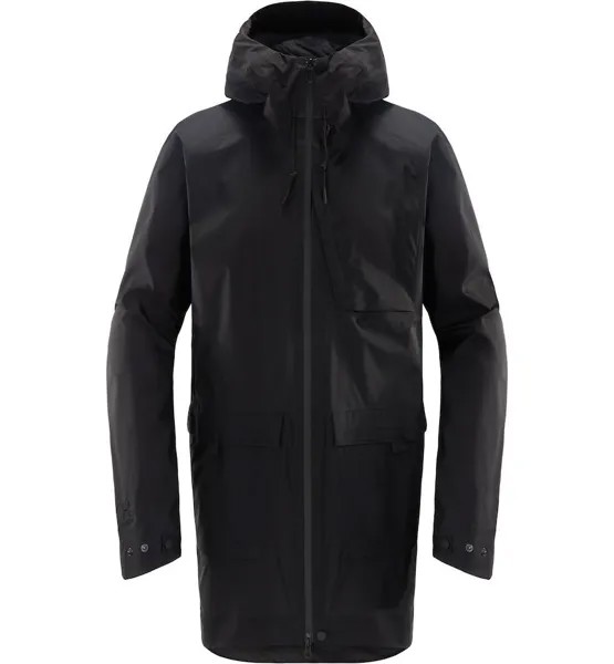Дождевик Haglöfs Nusnäs 3L Jacket, настоящий черный