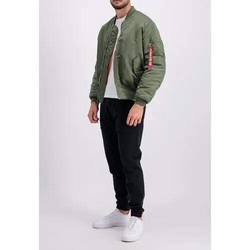 Бомбер ALPHA INDUSTRIES MA-1, размер XL, зеленый