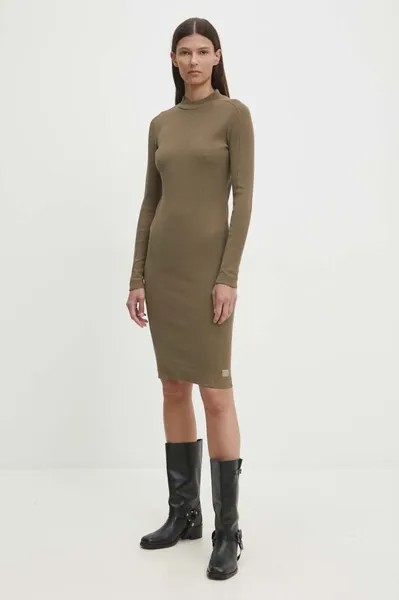 Платье G-Star Raw, зеленый