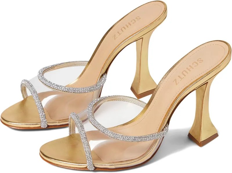 Туфли Schutz Aileen, цвет Transparente/Cristal/Ouro Claro Orchid