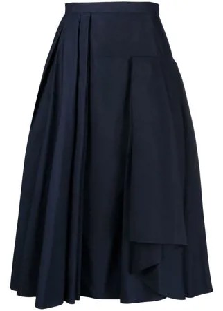 Alexander McQueen плиссированная юбка миди