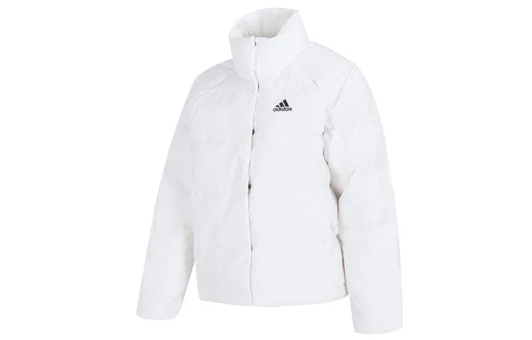 Пуховик женский белый Adidas