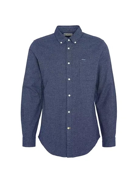 Рубашка приталенного кроя Bannock Barbour, темно-синий
