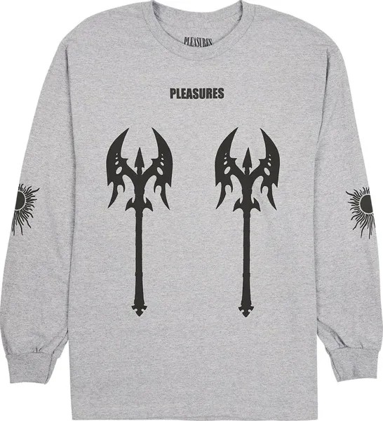 Лонгслив Pleasures Axe Long-Sleeve 'Heather Grey', серый