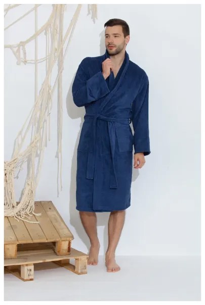 Халат EvaTeks Smoky Blue Е 363 2830 4XL цвет Темно-синий