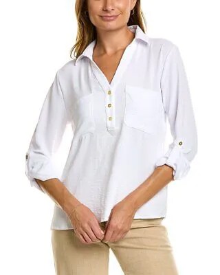 Женская рубашка с накладными карманами Ellen Tracy