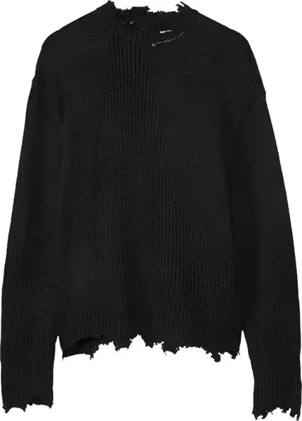 Свитер C2H4 Arc Sculpture Knit Sweater 'Black', черный