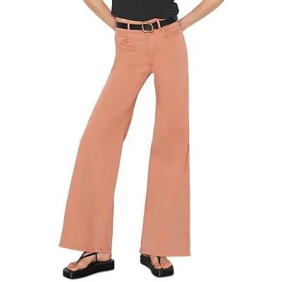 Женские оранжевые расклешенные джинсы Le Palazzo Frame с высокой талией и широкими штанинами 25 BHFO 2866