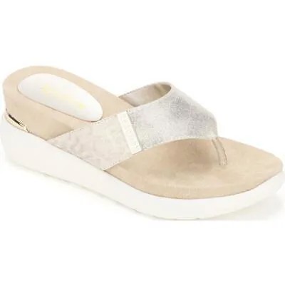 Kenneth Cole Reaction Womens Blaire Logo Slides Thong Sandals Shoes BHFO 1420