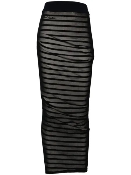 Jean Paul Gaultier юбка Marinière, синий