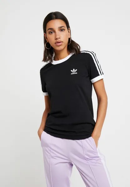 Футболка с принтом adidas Originals, цвет black