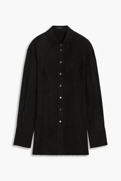 Рубашка Brooks из жатого атласа Joseph, черный