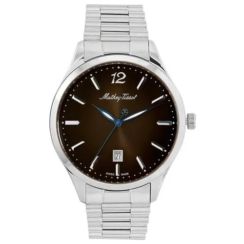 Наручные часы Mathey-Tissot Urban Швейцарские H411MAN, серебряный
