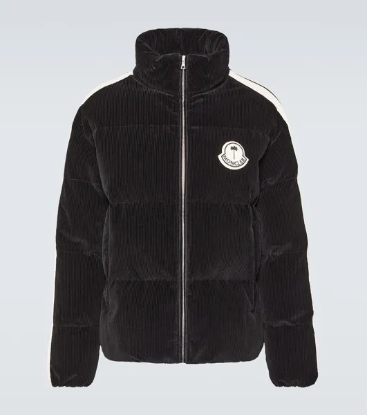 Вельветовая куртка x palm angels ramsau Moncler Genius, черный