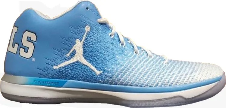 Кроссовки Air Jordan 31 Low UNC, голубой